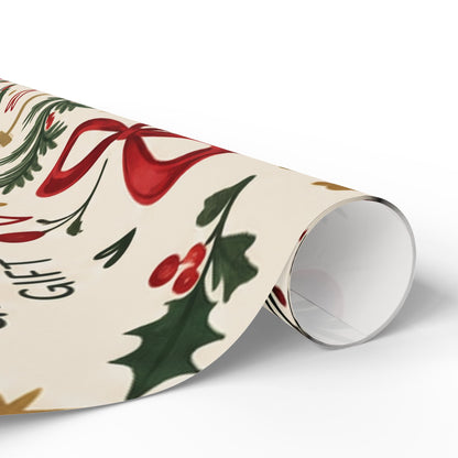 Christian Christmas Wrapping Paper – "Jesus The Greatest Gift" Holiday Gift Wrap
