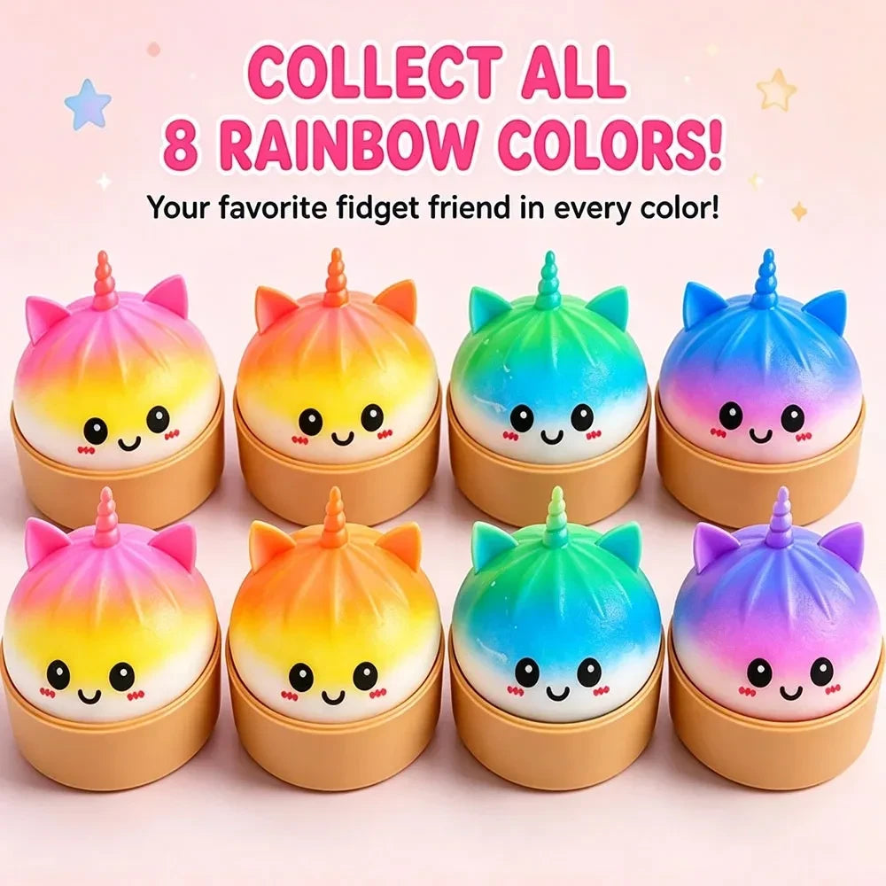 Giant Purple Unicorn Bao Squeeze Fidget – Faith and Found Boutique