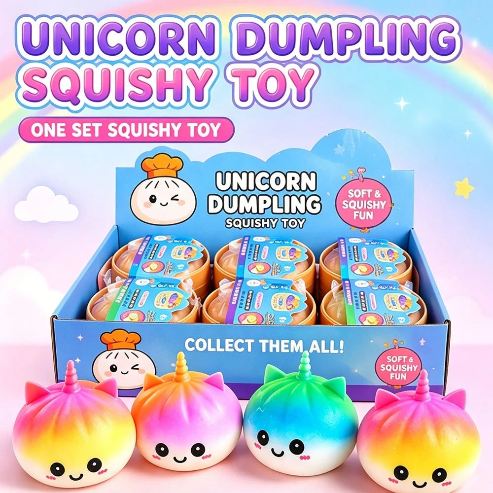 Giant Purple Unicorn Bao Squeeze Fidget – Faith and Found Boutique