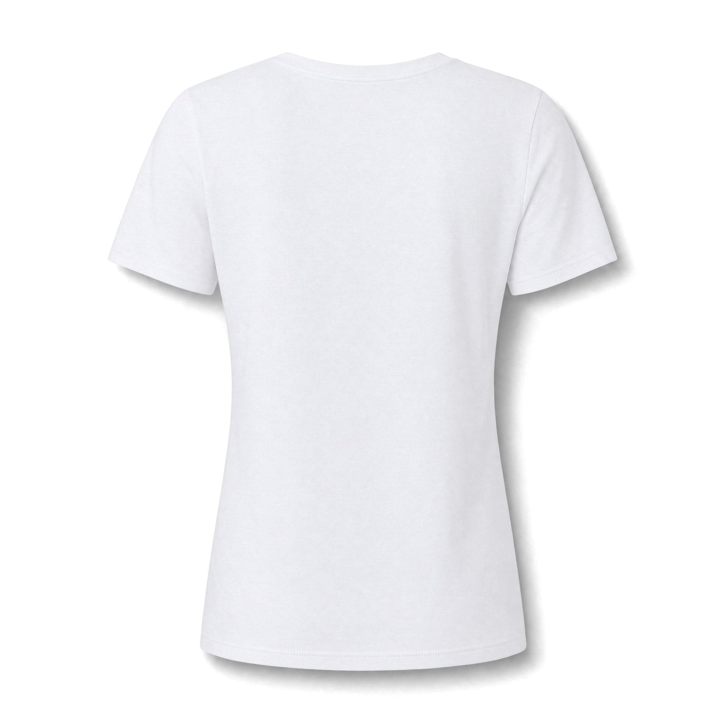 America Freedom V-Neck Tee — Patriotic Retro Graphic for Women