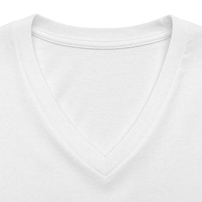 America Freedom V-Neck Tee — Patriotic Retro Graphic for Women