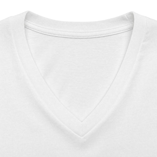 America Freedom V-Neck Tee — Patriotic Retro Graphic for Women